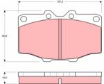 TRW Set placute frana TRW GDB352 (GDB352)