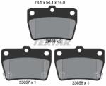 TEXTAR Set placute frana, frana disc TEXTAR 2365601 - fixbox