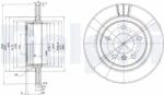 DELPHI Disc frana DELPHI BG3530C (BG3530C) - fixbox
