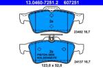 ATE Set placute frana ATE 13.0460-7251.2 (13.0460-7251.2) - fixbox
