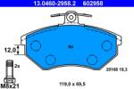 ATE Set placute frana ATE 13.0460-2958.2 (13.0460-2958.2)