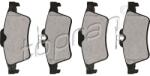 TOPRAN Set placute frana TOPRAN 302 052 (302 052)
