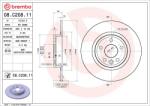 BREMBO Disc frana BREMBO 08. C208.11 (08.C208.11)