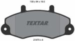TEXTAR Set placute frana TEXTAR 2147001 (2147001) - fixbox