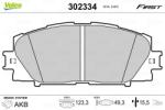 VALEO Set placute frana VALEO 302334 (302334)