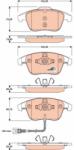 TRW Set placute frana TRW GDB1762 (GDB1762)