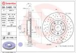 BREMBO Disc frana BREMBO 09. C495.1X (09.C495.1X)
