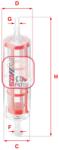 SOFIMA Filtru combustibil SOFIMA S 1015 B (S 1015 B) - fixbox