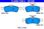 ATE Set placute frana ATE 13.0460-7290.2 (13.0460-7290.2)
