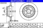 ATE Disc frana spate Volvo V70 III, S80 II ATE 24.0112-0180.1 (24.0112-0180.1)