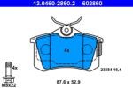 ATE Set placute frana ATE 13.0460-2860.2 (13.0460-2860.2)