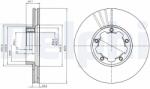 DELPHI Disc frana DELPHI BG4173 (BG4173) - fixbox