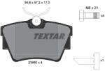 TEXTAR Set placute frana TEXTAR 2398001 (2398001) - fixbox