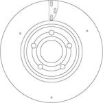 TRW Disc frana TRW DF6717S (DF6717S)