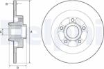 DELPHI Disc frana DELPHI BG9138RS (BG9138RS) - fixbox