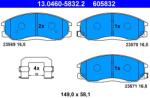 ATE Set placute frana ATE 13.0460-5832.2 (13.0460-5832.2) - fixbox