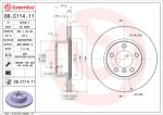 BREMBO Disc frana BREMBO 09. C114.11 (09.C114.11)