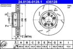 ATE Disc frana Porsche Panamera ATE 24.0136-0128.1 (24.0136-0128.1)