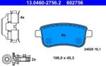 ATE Set placute frana ATE 13.0460-2756.2 (13.0460-2756.2)