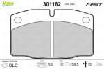 VALEO Set placute frana VALEO 301182 (301182)