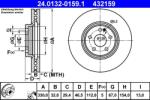 ATE Disc frana fata Mercedes Clasa E W210 ATE 24.0132-0159.1 (24.0132-0159.1)