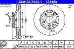 ATE Disc frana Porsche Cayenne, Audi Q7 ATE 24.0134-0123.1 (24.0134-0123.1)