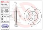 BREMBO Disc frana BREMBO 09. C743.11 (09.C743.11)