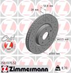 ZIMMERMANN Disc frana ZIMMERMANN 250.1375. 52 (250.1375.52)