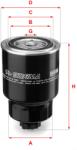 SOFIMA Filtru combustibil SOFIMA S 4444 NR (S 4444 NR) - fixbox