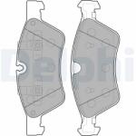 DELPHI Set placute frana DELPHI LP2125 (LP2125)