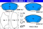 ATE Set placute frana ATE 13.0460-3868.2 (13.0460-3868.2)