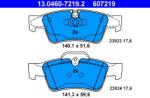 ATE Set placute frana ATE 13.0460-7219.2 (13.0460-7219.2) - fixbox