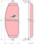 TRW Set placute frana TRW GDB3222 (GDB3222)