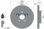 TEXTAR Disc frana TEXTAR 92144403 (92144403)