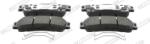 FERODO Set placute frana, frana disc FERODO FDB1619 - fixbox