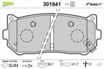 VALEO Set placute frana VALEO 301841 (301841)