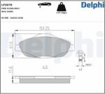 DELPHI Set placute frana DELPHI LP2070 (LP2070)