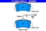 ATE Set placute frana ATE 13.0460-4858.2 (13.0460-4858.2) - fixbox