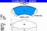 ATE Set placute frana ATE 13.0460-2830.2 (13.0460-2830.2)