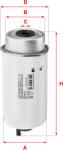 SOFIMA Filtru combustibil SOFIMA S 4455 NR (S 4455 NR) - fixbox