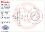 BREMBO Disc frana BREMBO 08.3126. 11 - fixbox