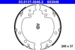 ATE Set saboti frana, frana de mana ATE 03.0137-3046.2 (03.0137-3046.2) - fixbox