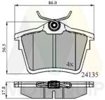 MOTAQUIP Set placute frana MOTAQUIP LVXL1163 (LVXL1163)