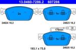 ATE Set placute frana ATE 13.0460-7286.2 (13.0460-7286.2) - fixbox