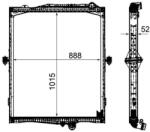 MAHLE Radiator, racire motor MAHLE CR 2095 000P