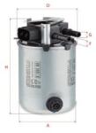 SOFIMA Filtru combustibil SOFIMA S 1061 NR (S 1061 NR) - fixbox
