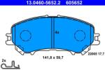 ATE Set placute frana ATE 13.0460-5652.2 (13.0460-5652.2) - fixbox