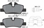 TEXTAR Set placute frana TEXTAR 2598001 (2598001) - fixbox