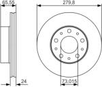 Bosch Disc frana BOSCH 0 986 479 S70 (0 986 479 S70) - fixbox