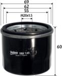 VALEO Filtru ulei VALEO 586140 (586140) - fixbox